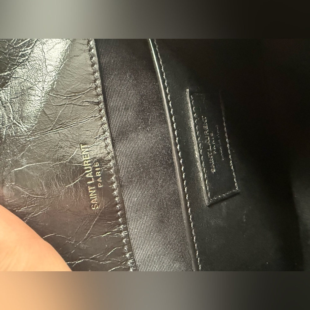 Saint Laurent Niki baby in vintage leather - Picture 5 of 10